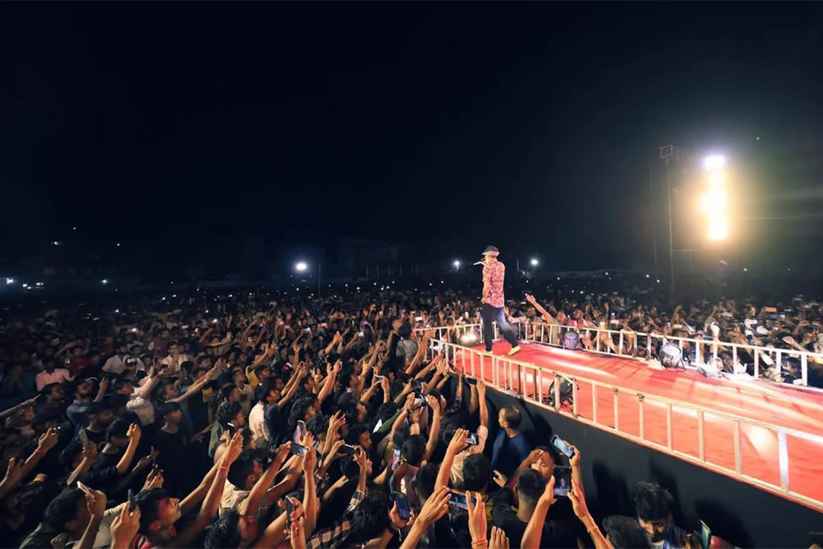 Celebrity artist performance on Bihutoli